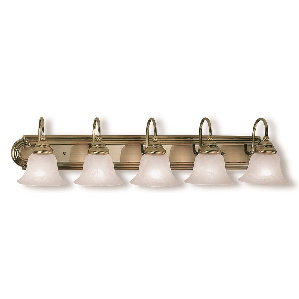 Livex Lighting 1005-01 Belmont Bath in Antique Brass 